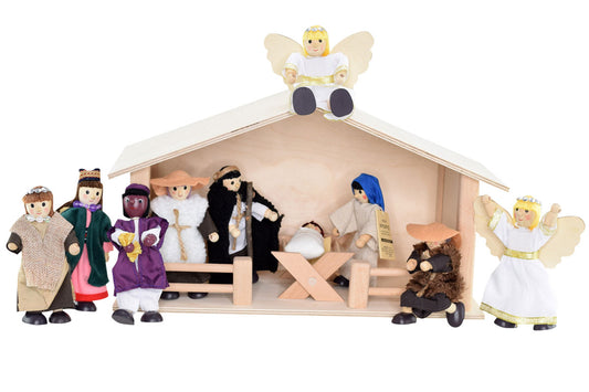 Winzling Biegepuppen Set - Krippenfiguren - Groß