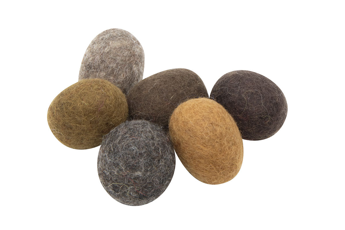 Filz Pferdeäpfel - Set 6