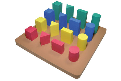 Softy Sorting Board - Geo Shapes - Set of 16