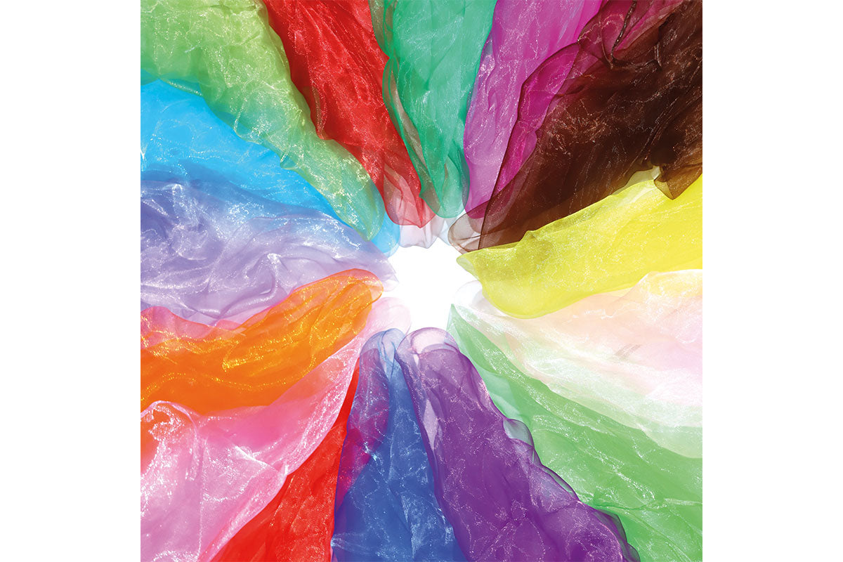 Rhythmiktücher Regenbogen - Set 15