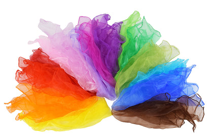 Rainbow Rhythm Scarves - Set of 15