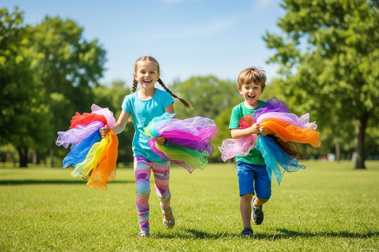 Rainbow Rhythm Scarves - Set of 15