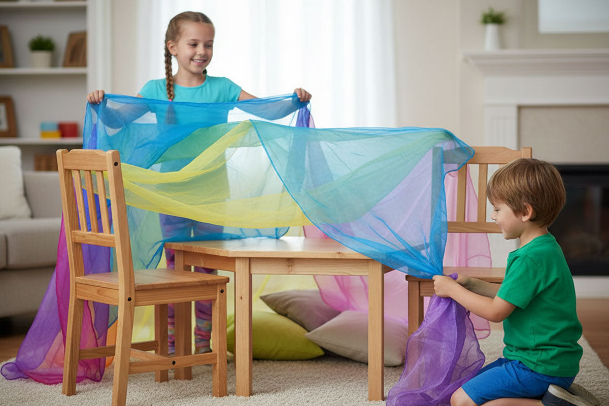 Rainbow Rhythm Scarves - Set of 15