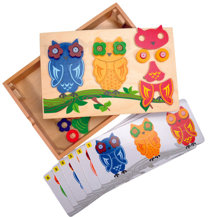 Lege dir eine Eule Forchtenberger Puzzle & Spiele BLS GmbH, Kopernikusstraße 1, 74670 Forchtenberg; Kontakt: mail@bls.de