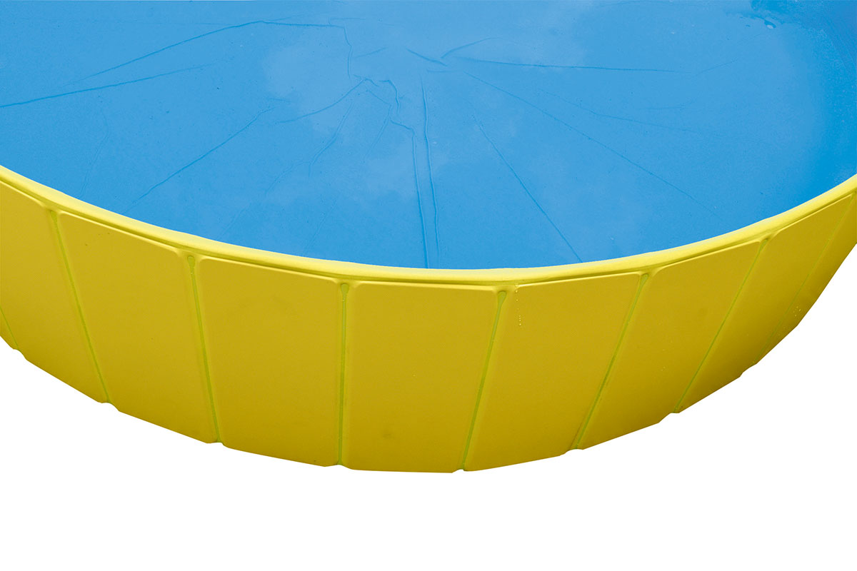 Foldable paddling pool with cover 