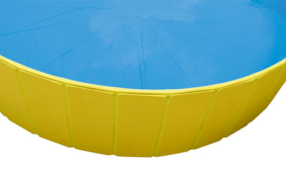 Foldable paddling pool with cover 
