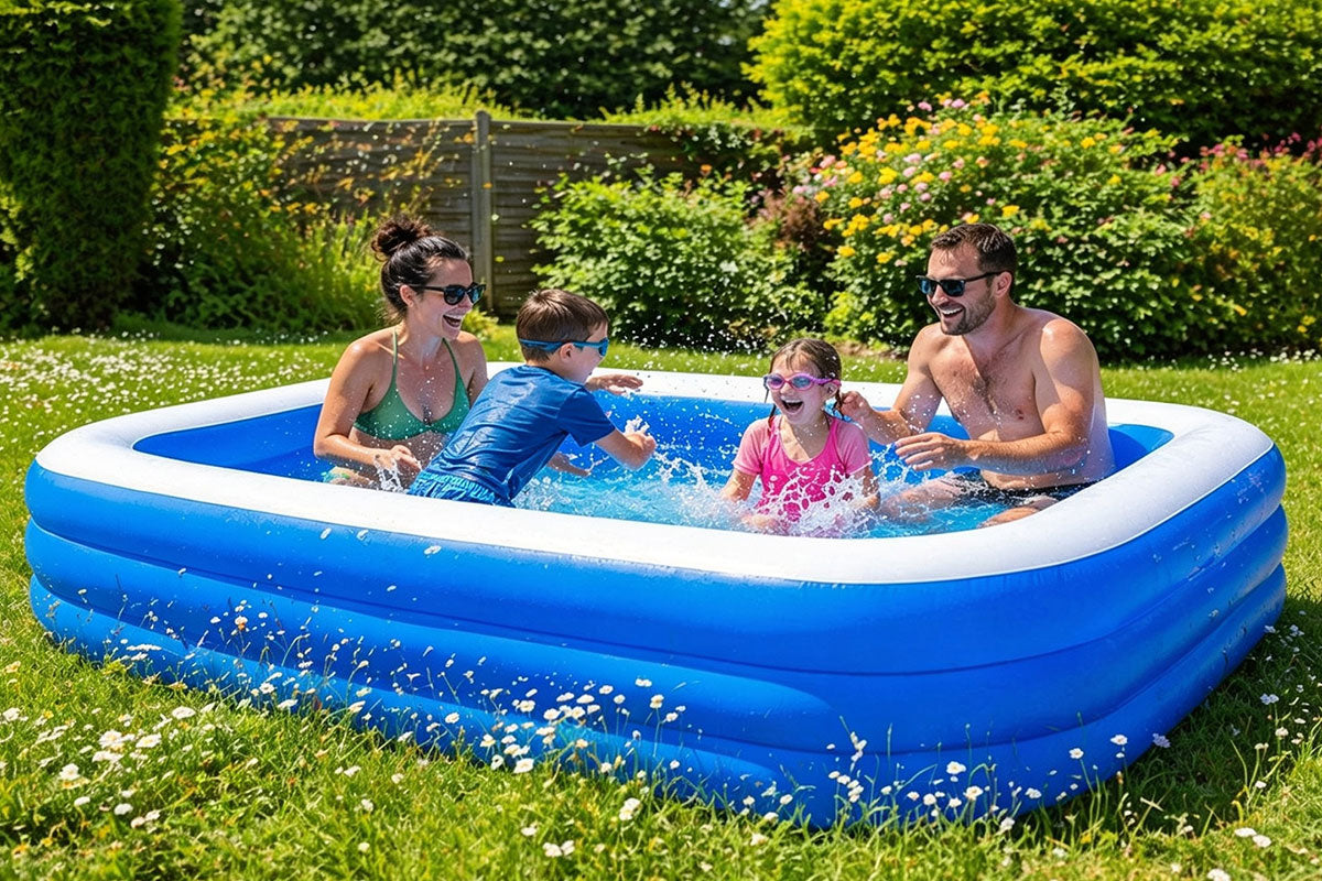 Piscine familiale XXL - Rectangulaire 305x180x56