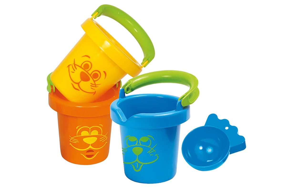GOWI - Seau de bain - Lot de 4 en boîte 