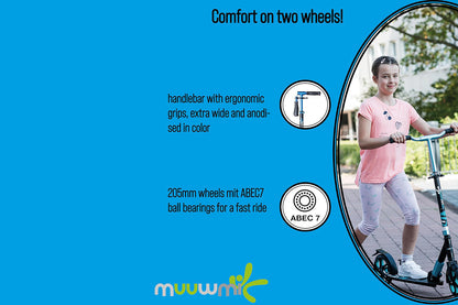muuwmi - Aluminium Scooter Plus - 205mm
