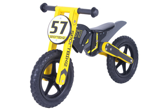 Draisienne en bois - Moto-X 