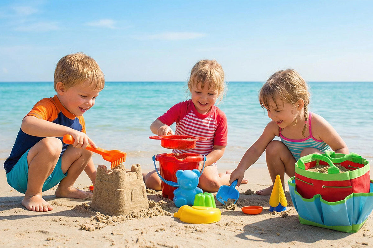 GOWI - Sand Set - Strand in Stofftasche - CHiLA ...einfach gutes Spielzeug!