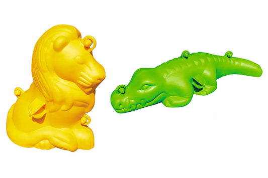 🎁 3D Kreativ-Formen - Löwe & Krokodil (100% off)