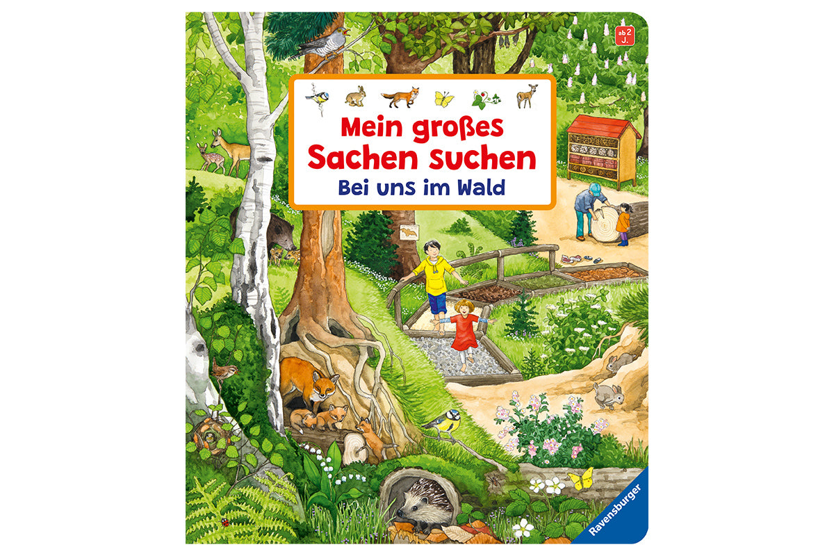 Mein großes Sachen suchen: Bei uns im Wald