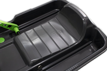 Luge enfant KHW Snow Fox avec frein et volant - anthracite