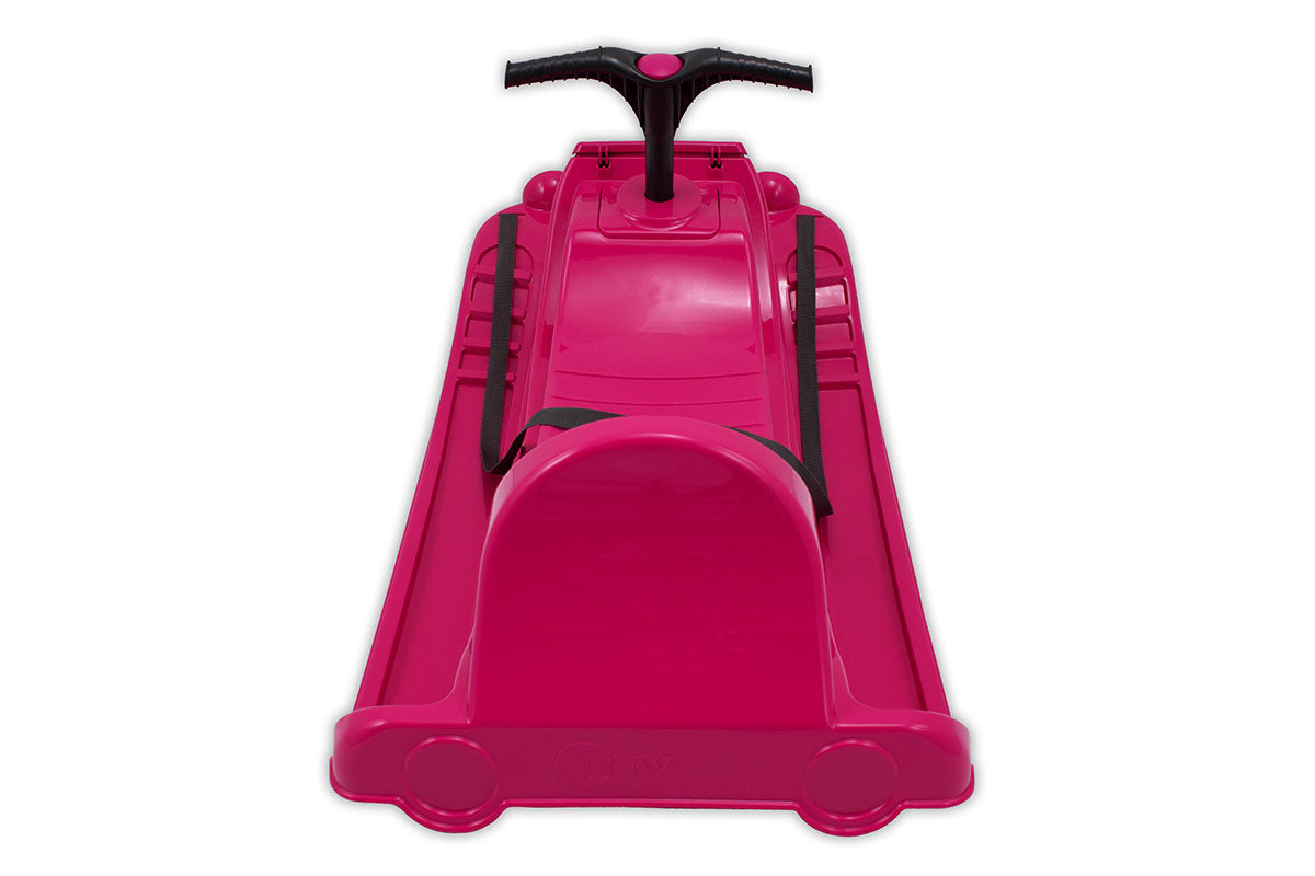 KHW Snow Quad – Kinder-Schlitten mit Lenkrad - pink
