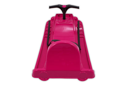 KHW Snow Quad – Kinder-Schlitten mit Lenkrad - pink