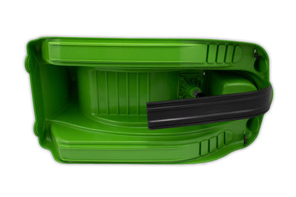 KHW Snow Quad – Kinder-Schlitten mit Lenkrad - grün