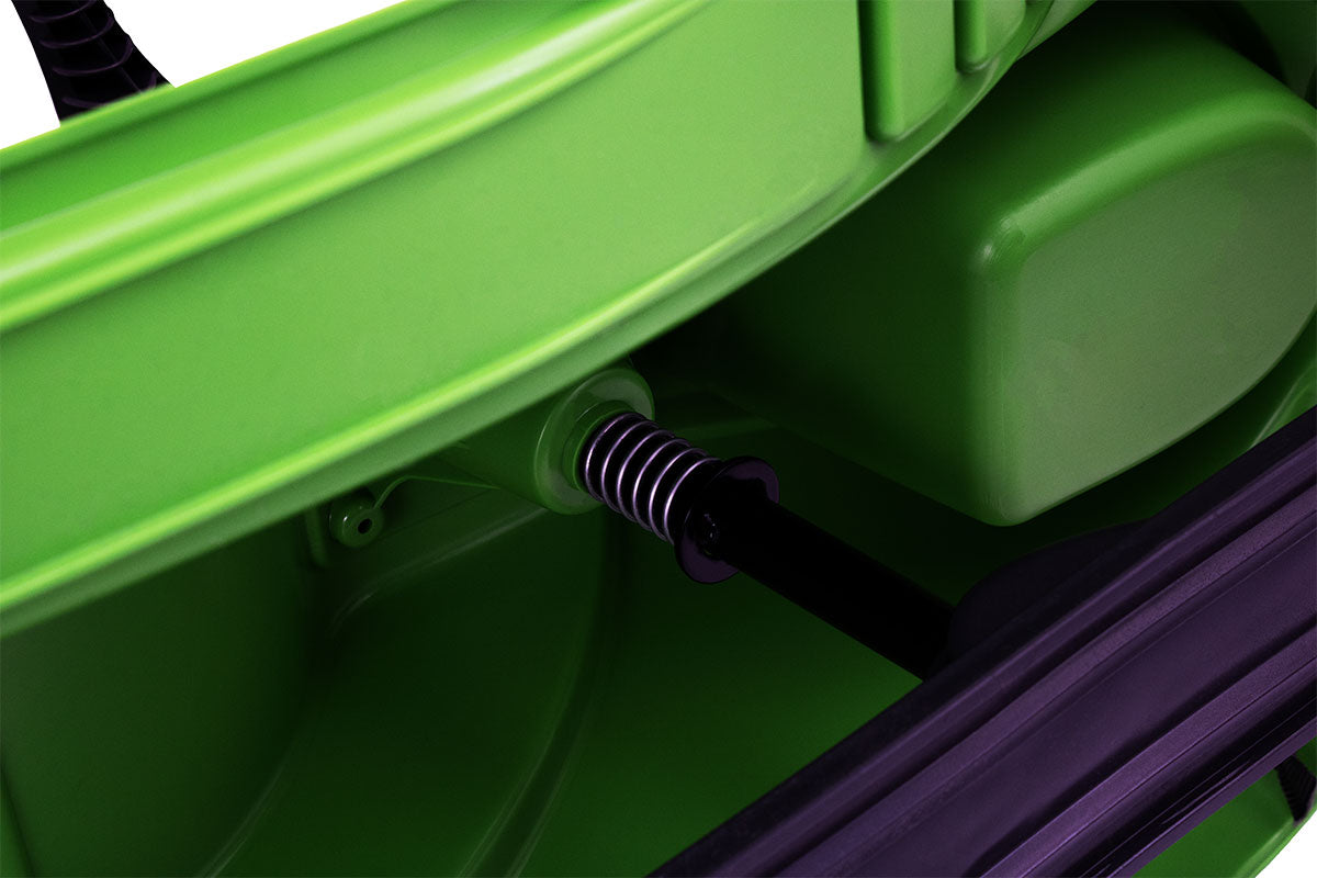 KHW Snow Quad – Kinder-Schlitten mit Lenkrad - grün