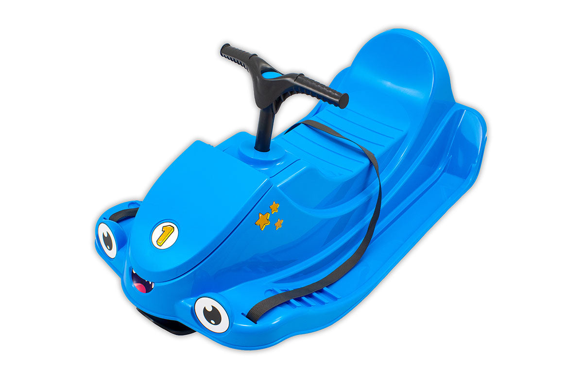 KHW Snow Quad – Kinder-Schlitten mit Lenkrad - iceblue