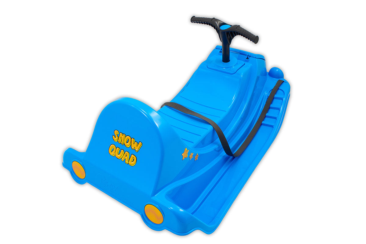 KHW Snow Quad – Kinder-Schlitten mit Lenkrad - iceblue