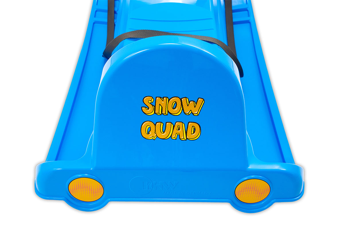 KHW Snow Quad – Kinder-Schlitten mit Lenkrad - iceblue