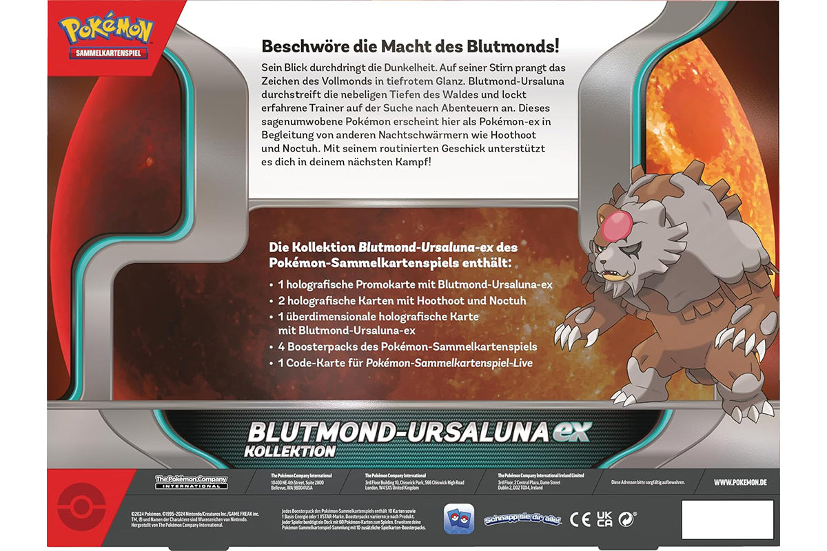 Pokémon Kollektion - Blutmond-Ursaluna-ex