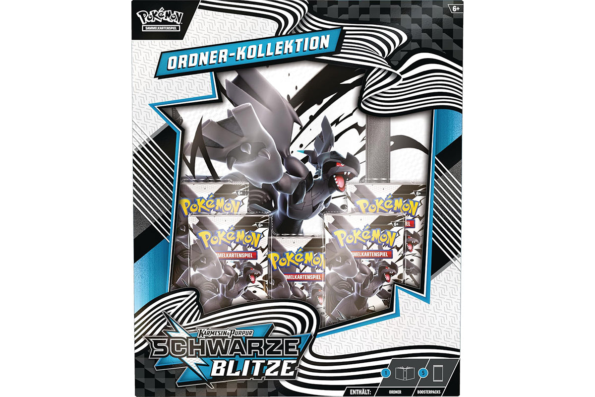 Pokémon Ordner Kollektion Karmesin & Purpur - Schwarze Blitze