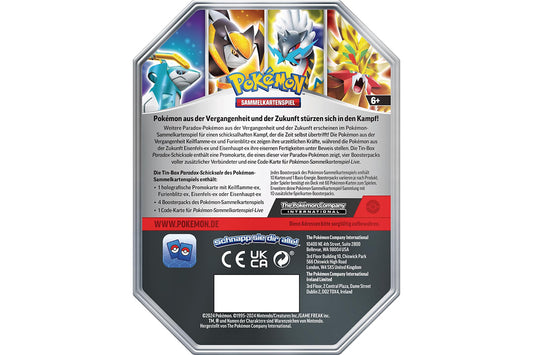 Pokémon Tin-Box Paradox-Schicksale - Eisenhaupt-ex