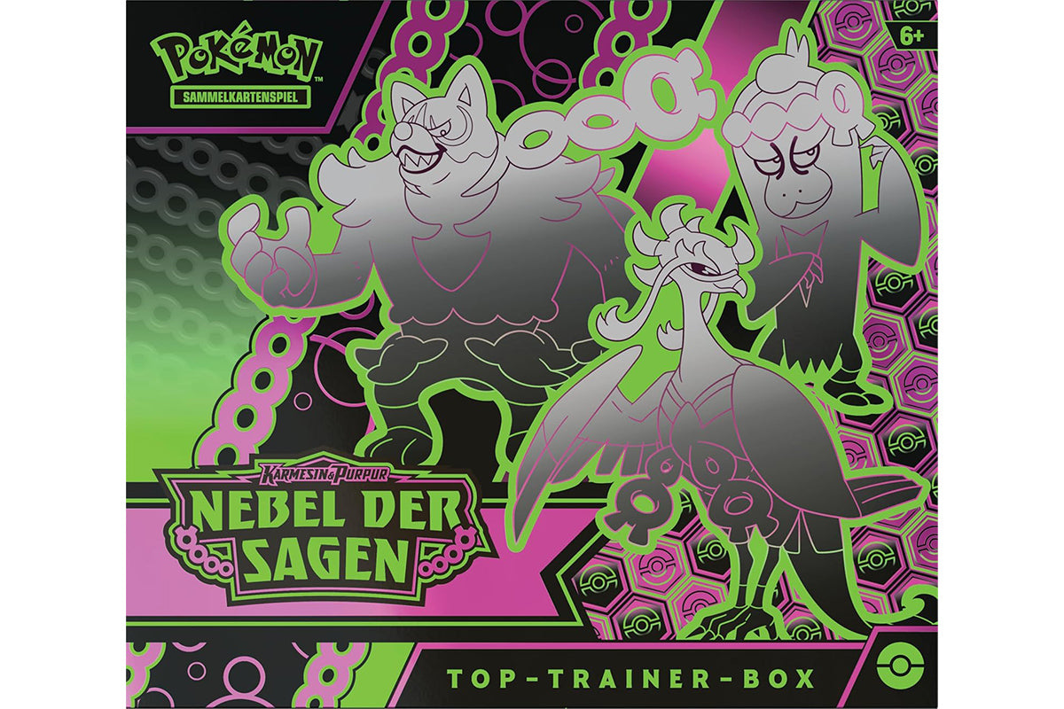 Pokémon Top Trainer Box Karmesin & Purpur - Nebel der Sagen
