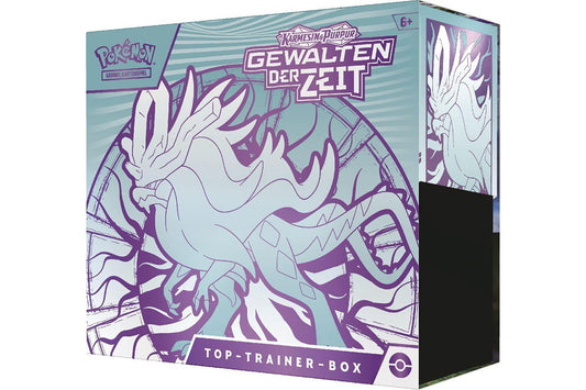 Pokémon Top Trainer Box Karmesin & Purpur - Gewalten der Zeit