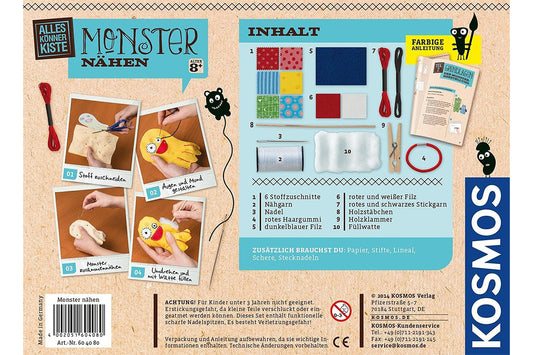 Bastelbox Monster Nähen