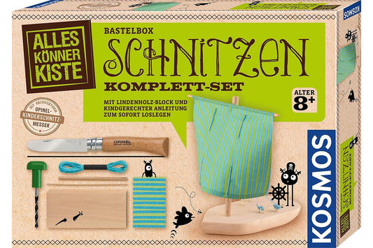 Bastelbox Schnitzen Komplett-Set