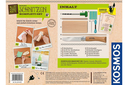 Bastelbox Schnitzen Komplett-Set